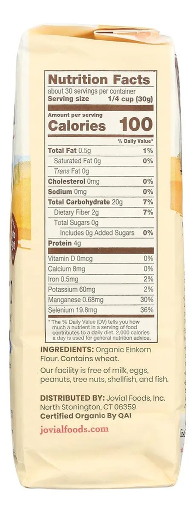 Jovial Organic all purpose Einkorn flour 907g