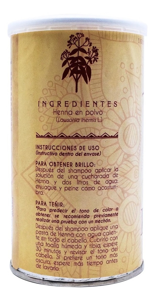 Therbal Henna colorante vegetal de cabello 150g