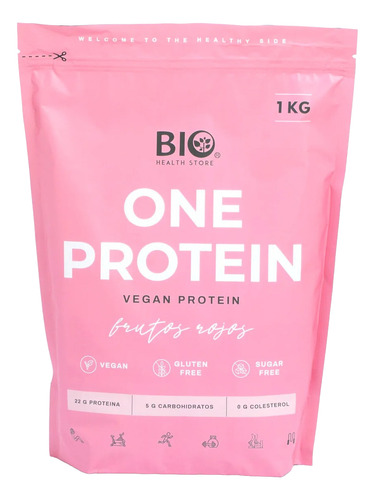 [BHOPRFR1000] Bio Health One Protein vegan frutos rojos 1kg