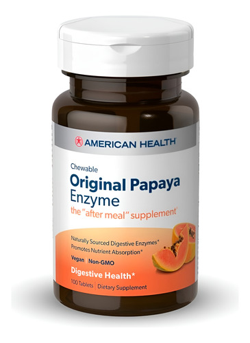 American Health Original Papaya Enzyme 100Tabs