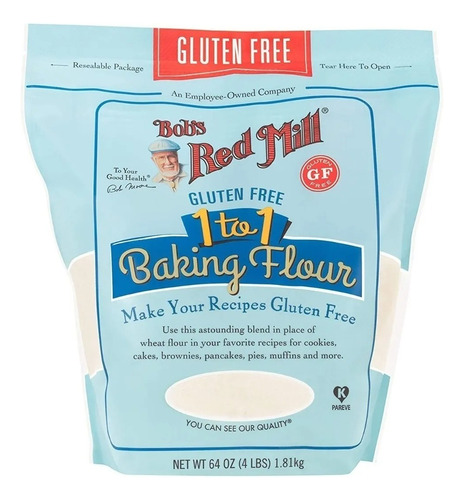 Bobs Red Mill 1 to 1 Baking flour 1.81kg
