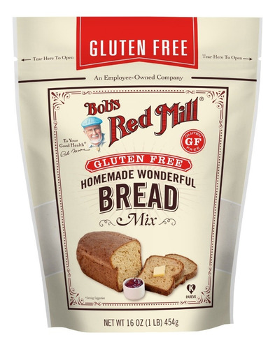 Bobs Red Mill Bread Mix Sin Gluten 454g