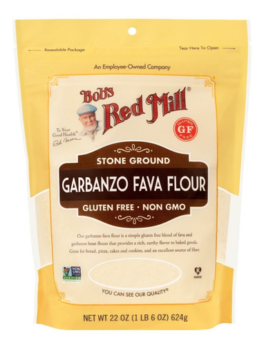 Bobs Red Mill Garbanzo Fava flour 624g
