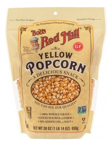 Bobs Red Mill Yellow Popcorn 850g
