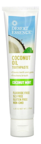 Desert Essence Pasta Dental Coconut Oil Coconut Mint 176g