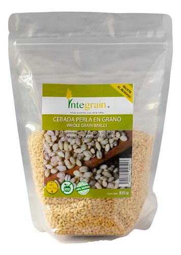 Integrain Cebada Perla en Grano 830g