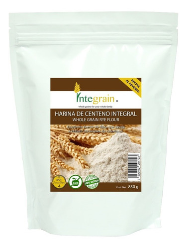 Integrain Harina De Centeno Integral 830g