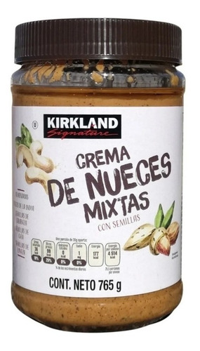 Kirkland Crema De Nueces Mixtas Con Semillas 765g