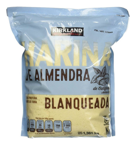 Kirkland Harina De Almendra Blanqueada 1.36kg