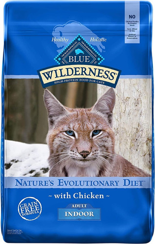 [BBCFAC18] Blue Buffalo Cat food Adult chicken indoor 1.8kgs