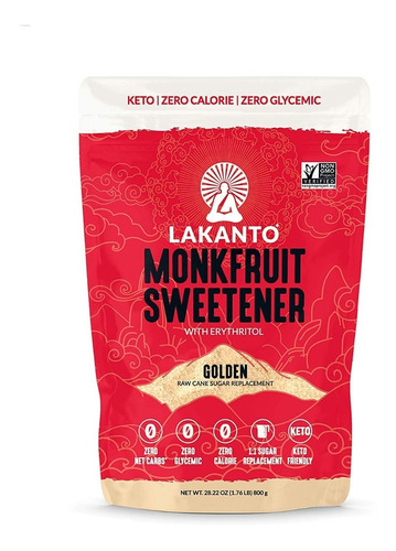 Lakanto Monkfruit Sweetener Golden 800g