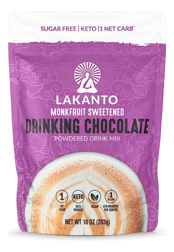 Lakanto drinking Chocolate powder Monkfruit 283g