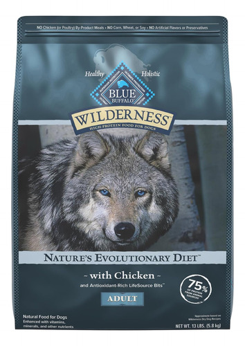[BLBUFDFLB5800] Blue Buffalo Dog Food Adult  Chicken Wilderness 5.8kg