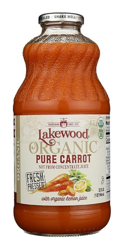 Lakewood pure organic carrot juice 946ml