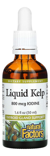 Natural Factors Liquid Kelp Iodine 50ml