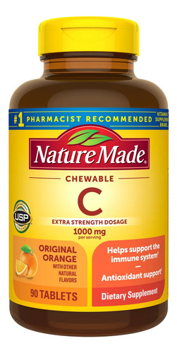 Nature Made Chewable C 1000mg 90Tabs