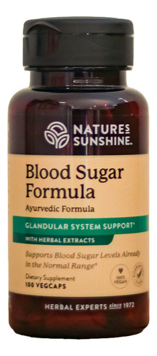 Natures Sunshine Blood sugar formula 100caps