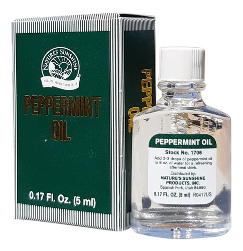 Natures Sunshine Mx Essential oil Peppermint 5ml
