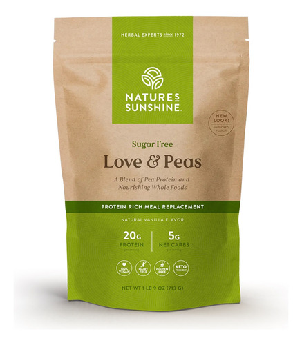 Natures Sunshine Love & Peas Protein 713g