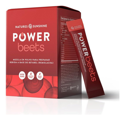 Natures Sunshine Mx Power Beets 30sobres