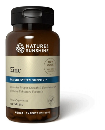 Natures Sunshine Zinc 25mg 150tabs