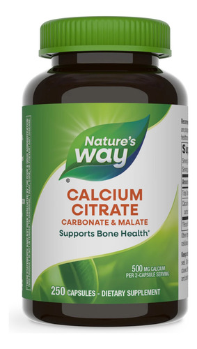 Natures Way Calcium citrate 250caps