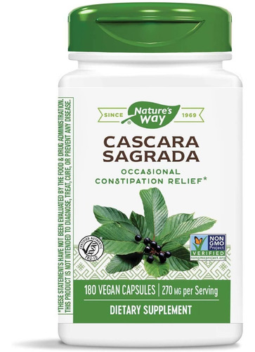 Natures Way Cascara Sagrada 180caps