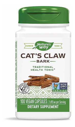 Natures Way Cats Claw Bark 100caps