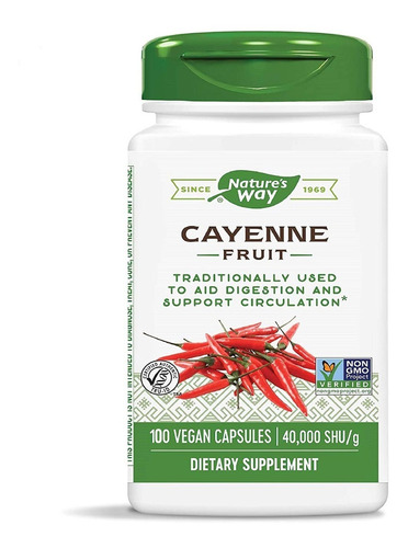 Natures Way Cayenne Fruit 100caps