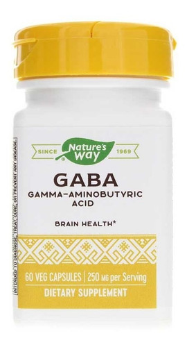 Natures Way Gaba 60caps