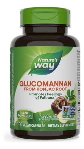 Natures Way Glucomannan 100caps