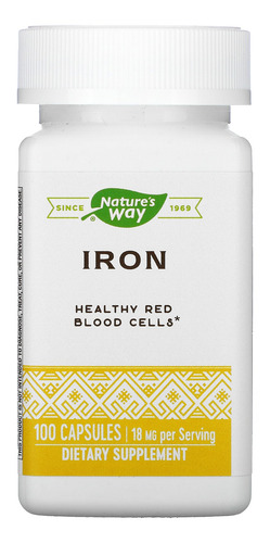 Natures Way Iron 100caps