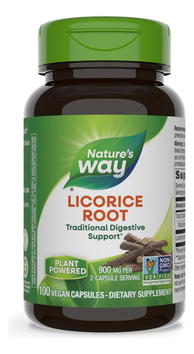 Natures Way Licorice Root 100caps