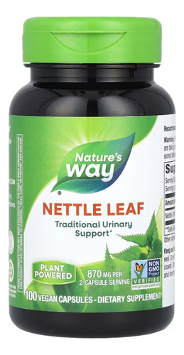Natures Way Nettle Leaf 100caps