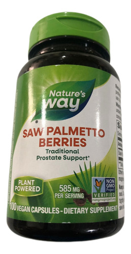 Natures Way Saw Palmetto Berries 100caps