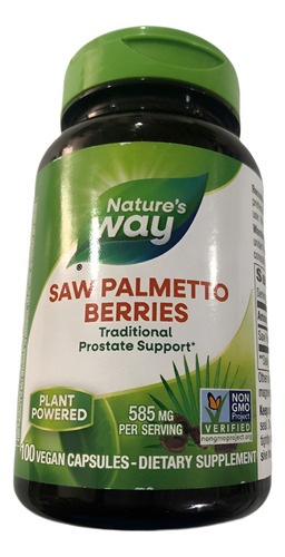 Natures Way Saw Palmetto Berries 100caps