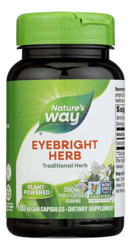 Natures Way eyebright 100caps