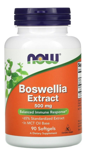 Now Boswellia Extract 500mg 90softg
