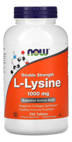 Now L-Lysine 250tabs