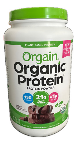 Orgain Proteina Organica Sabor Chocolate 1.242kg