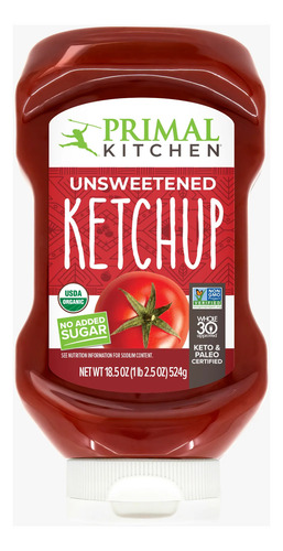 Primal Kitchen Unsweetened Ketchup 524g