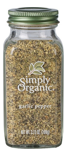 Simply Organic Garlic Pepper 106g