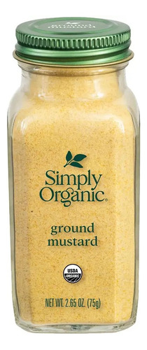 Simply Organic Mustard 75g