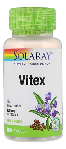 Solaray Vitex 400mg 100caps
