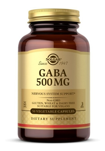 Solgar Gaba 500mg 50caps