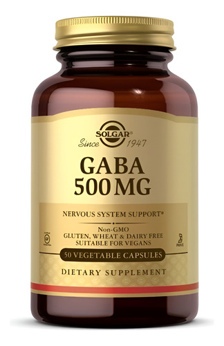 Solgar Gaba 500mg 50caps