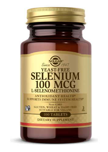 Solgar Selenium Methionine 100mg 100tabs