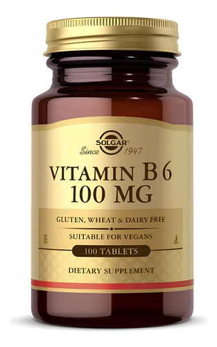 Solgar Vitamin B6 100tabs