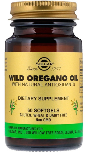 Solgar Wild Oregano Oil 60cap