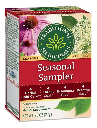 Traditional Medicinals  Seasonal Sampler 16bags